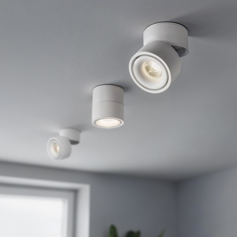 Ruchomy Spot LED EZ-CL06A-12 12W 3000K Biały Ruchomy Spot LED EZ-CL06A-12 12W 3000K Biały