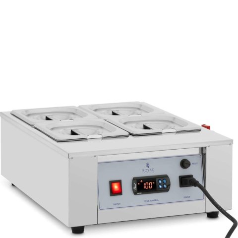 Podgrzewacz do czekolady sosów polew elektryczny 4 x 1.5 l 1500 W Podgrzewacz do czekolady sosów polew elektryczny 4 x 1.5 l 1500 W