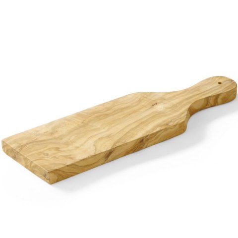 Deska do serwowania z drewna oliwnego z uchwytem 350 x 120 x 18 mm - Hendi 505243 Deska do serwowania z drewna oliwnego z uchwytem 350 x 120 x 18 mm - Hendi 505243