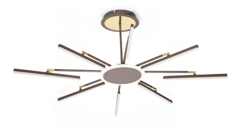 LAMPA DEKORACYJNA SUFIT 38W + PILOT - BRĄZ - ZŁOTO DL-F07 LAMPA DEKORACYJNA SUFIT 38W + PILOT - BRĄZ - ZŁOTO DL-F07