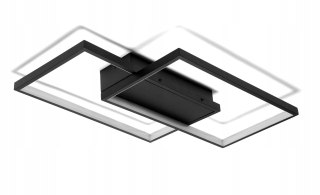 Lampa Dekoracyjna LED kolor czarny Modern 48W + Pilot DL-A02