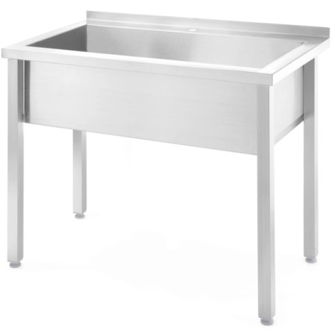 Basen zlew gastronomiczny jednokomorowy spawany Budget Line STAL 1000 x 600 x 850 cm - Hendi 816714 Basen zlew gastronomiczny jednokomorowy spawany Budget Line STAL 1000 x 600 x 850 cm - Hendi 816714
