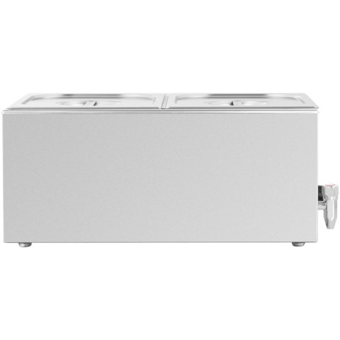 Bemar podgrzewacz elektryczny z kranem 2 x GN 1/2 600 W Bemar podgrzewacz elektryczny z kranem 2 x GN 1/2 600 W