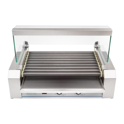Grill rolkowy z szybą Roller grill z rolkami z teflonu 9T Grill rolkowy z szybą Roller grill z rolkami z teflonu 9T