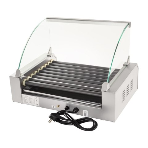 Grill rolkowy z szybą Roller grill z rolkami z teflonu 9T Grill rolkowy z szybą Roller grill z rolkami z teflonu 9T