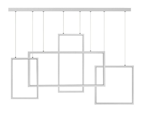 Lampa Led Wiszące Prostokąty 75W biała 4000K DL-G04 Lampa Led Wiszące Prostokąty 75W biała 4000K DL-G04