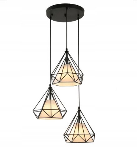 Lampa loft Diament okrągłe mocowanie Lampa loft Diament okrągłe mocowanie