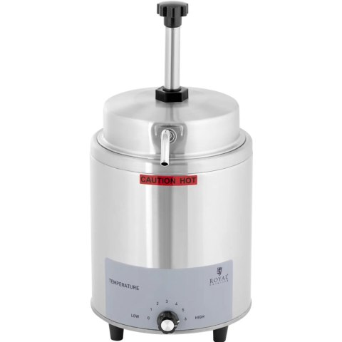 Podgrzewacz do sosów elektryczny z dyspenserem pompką 3.3 l 550 W Podgrzewacz do sosów elektryczny z dyspenserem pompką 3.3 l 550 W