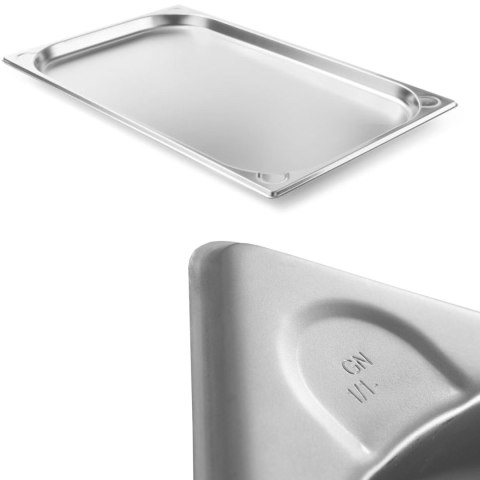 Pojemnik GN 1/1 stalowy Kitchen Line wys. 20 mm - Hendi 806104 Pojemnik GN 1/1 stalowy Kitchen Line wys. 20 mm - Hendi 806104