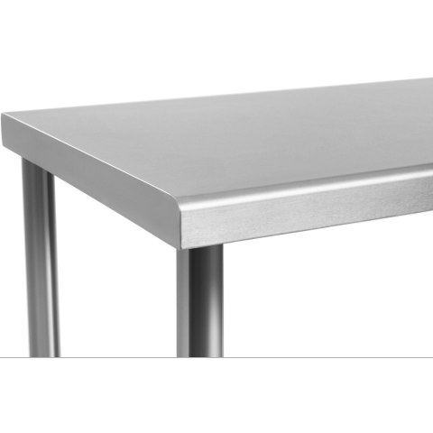 Stół do kuchni blat roboczy stal nierdzewna dolną półka 200x60cm Stół do kuchni blat roboczy stal nierdzewna dolną półka 200x60cm