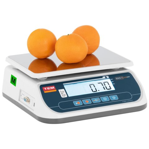 Waga sklepowa handlowa 30 kg / 10 g LCD LEGALIZACJA Waga sklepowa handlowa 30 kg / 10 g LCD LEGALIZACJA