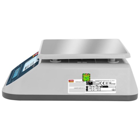 Waga sklepowa handlowa 30 kg / 10 g LCD LEGALIZACJA Waga sklepowa handlowa 30 kg / 10 g LCD LEGALIZACJA