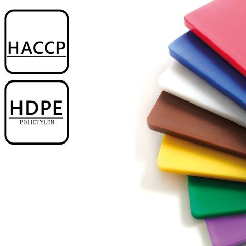 Deska kuchenna do krojenia HACCP HDPE dla alergików 45x30cm fioletowa - Hendi 825570 Deska kuchenna do krojenia HACCP HDPE dla alergików 45x30cm fioletowa - Hendi 825570
