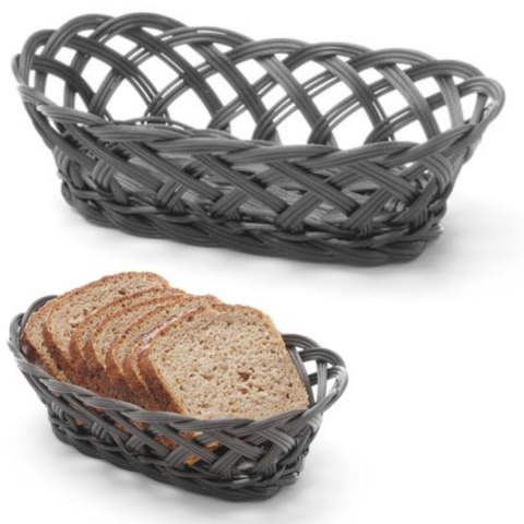 Koszyk pojemnik na owoce warzywa pleciony owalny 225x130x55 mm - Hendi 426234 Koszyk pojemnik na owoce warzywa pleciony owalny 225x130x55 mm - Hendi 426234