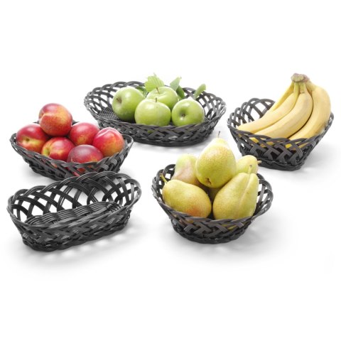 Koszyk pojemnik na owoce warzywa pleciony owalny 225x130x55 mm - Hendi 426234 Koszyk pojemnik na owoce warzywa pleciony owalny 225x130x55 mm - Hendi 426234