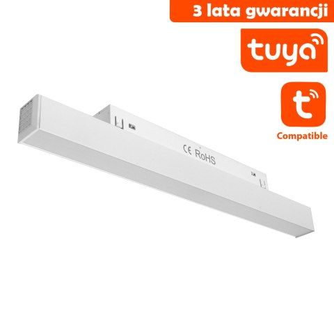 Linia LED Do Szyn Magnetycznych DDCX-FG300-TY TUYA 12W CCT Biała Linia LED Do Szyn Magnetycznych DDCX-FG300-TY TUYA 12W CCT Biała