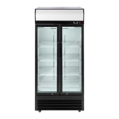 Lodówka chłodziarka szafa chłodnicza na napoje podwójna przeszklona 2-8deg;C 630L Lodówka chłodziarka szafa chłodnicza na napoje podwójna przeszklona 2-8deg;C 630L