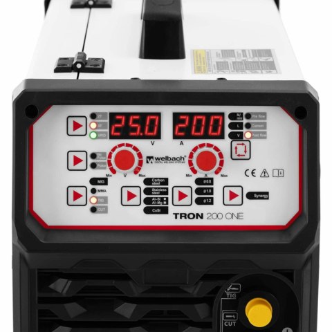 Spawarka migomat z przecinarką plazmową TRON 200 TIG MIG/MAG 200A PLASMA 50A 230V Spawarka migomat z przecinarką plazmową TRON 200 TIG MIG/MAG 200A PLASMA 50A 230V