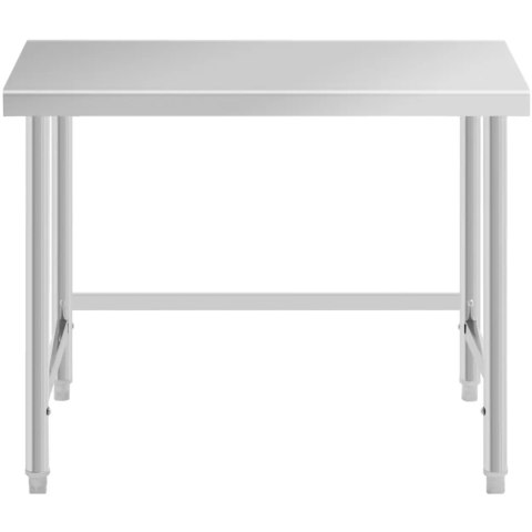 Stół blat roboczy centralny stalowy 100 x 60 cm do 90 kg Stół blat roboczy centralny stalowy 100 x 60 cm do 90 kg