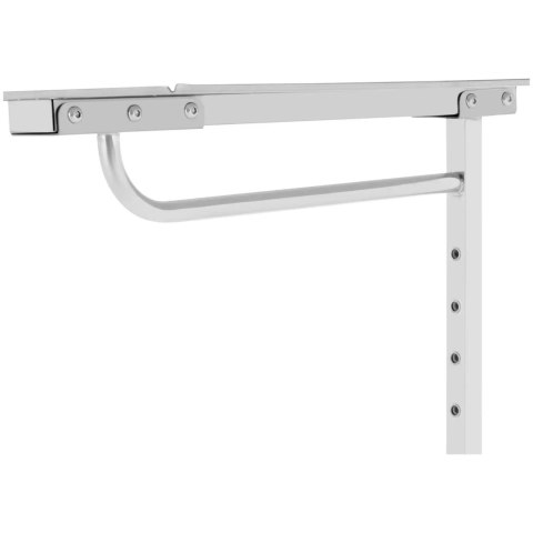 Stolik wózek instrumentalny asystor zabiegowy regulowany STAL 60 x 40 cm Stolik wózek instrumentalny asystor zabiegowy regulowany STAL 60 x 40 cm
