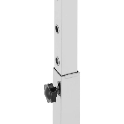Stolik wózek instrumentalny asystor zabiegowy regulowany STAL 60 x 40 cm Stolik wózek instrumentalny asystor zabiegowy regulowany STAL 60 x 40 cm
