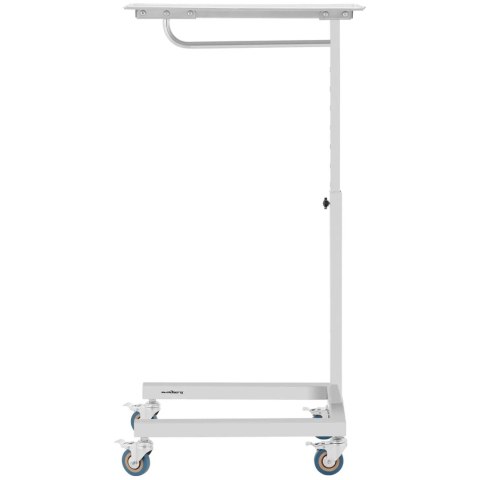 Stolik wózek instrumentalny asystor zabiegowy regulowany STAL 60 x 40 cm Stolik wózek instrumentalny asystor zabiegowy regulowany STAL 60 x 40 cm