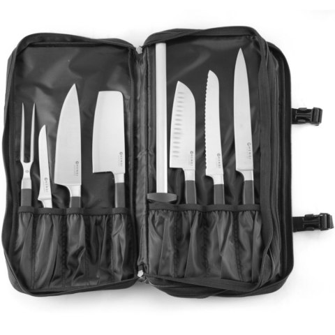 Torba szefa kuchni na noże 17 przegródek 500 x 120 x 225 mm - Hendi 856390 Torba szefa kuchni na noże 17 przegródek 500 x 120 x 225 mm - Hendi 856390