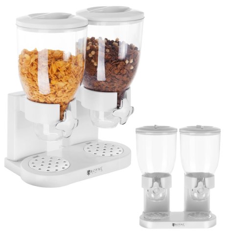 Dozownik dyspenser do produktów sypkich płatków muesli bakalii kawy 2 x 3.5L Dozownik dyspenser do produktów sypkich płatków muesli bakalii kawy 2 x 3.5L