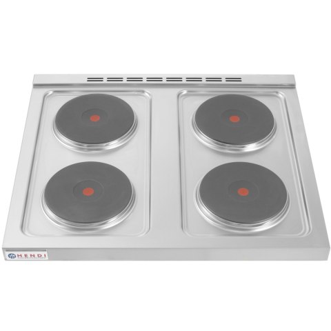 Kuchnia elektryczna wolnostojąca na podstawie stalowej 4 x 2.6kW szer. 80cm Kuchnia elektryczna wolnostojąca na podstawie stalowej 4 x 2.6kW szer. 80cm