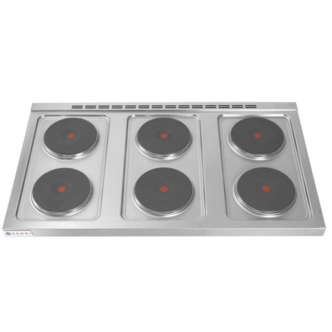 Kuchnia elektryczna wolnostojąca na podstawie stalowej 6 x 2.6kW szer. 120cm Kuchnia elektryczna wolnostojąca na podstawie stalowej 6 x 2.6kW szer. 120cm
