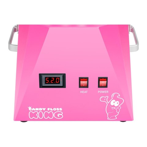 Maszyna do waty cukrowej LED różowa 52cm 1030W Royal Catering RCZK-1030-W-R Maszyna do waty cukrowej LED różowa 52cm 1030W Royal Catering RCZK-1030-W-R