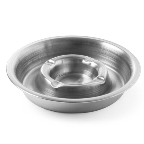 Popielniczka z rynną na popiół stal nierdzewna śr. 160mm - Hendi 440100 Popielniczka z rynną na popiół stal nierdzewna śr. 160mm - Hendi 440100