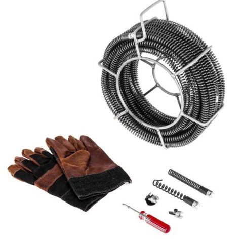Przepychacz udrażniacz spirala żmijka do rur elektryczna 390W śr. 30 - 100 mm MSW-DRAIN CLEAN 2.3E Przepychacz udrażniacz spirala żmijka do rur elektryczna 390W śr. 30 - 100 mm MSW-DRAIN CLEAN 2.3E