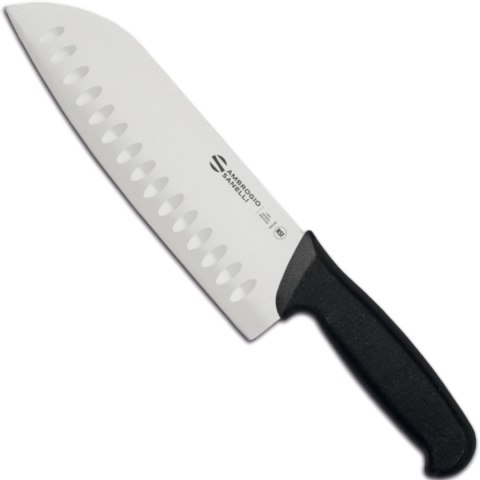 Nóż Santoku ze szlifem kulowym do siekania SUPRA dł. 200/340 mm Nóż Santoku ze szlifem kulowym do siekania SUPRA dł. 200/340 mm