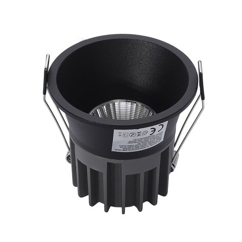Oprawa wpuszczana Downlight PZE-921 IP44 6W 4000K czarna - IP44 Oprawa wpuszczana Downlight PZE-921 IP44 6W 4000K czarna - IP44