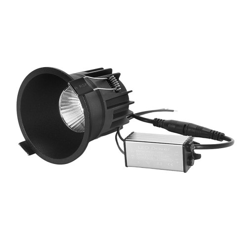 Oprawa wpuszczana Downlight PZE-921 IP44 6W 4000K czarna - IP44 Oprawa wpuszczana Downlight PZE-921 IP44 6W 4000K czarna - IP44