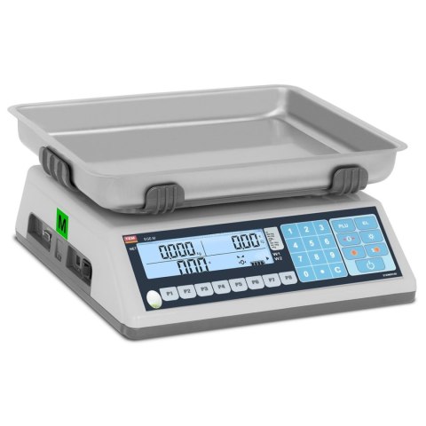 Waga sklepowa handlowa interfejs RS232 PLU 15 kg / 5 g LCD M LEGALIZACJA Waga sklepowa handlowa interfejs RS232 PLU 15 kg / 5 g LCD M LEGALIZACJA