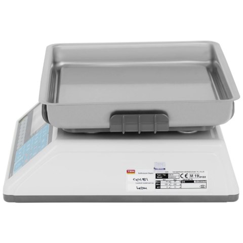 Waga sklepowa handlowa interfejs RS232 PLU 30 kg / 10 g LCD M LEGALIZACJA Waga sklepowa handlowa interfejs RS232 PLU 30 kg / 10 g LCD M LEGALIZACJA