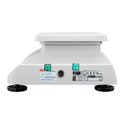 Waga sklepowa handlowa z legalizacją BEKO+ TEM RS232 3kg / 1g Waga sklepowa handlowa z legalizacją BEKO+ TEM RS232 3kg / 1g