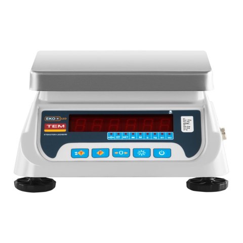Waga sklepowa handlowa z legalizacją BEKO+ TEM RS232 3kg / 1g Waga sklepowa handlowa z legalizacją BEKO+ TEM RS232 3kg / 1g