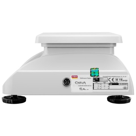 Waga stołowa 2 platformy interfejs RS232 3 kg / 1 g LCD M LEGALIZACJA Waga stołowa 2 platformy interfejs RS232 3 kg / 1 g LCD M LEGALIZACJA