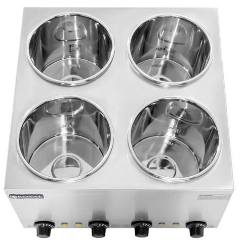 Bemar elektryczny podgrzewacz do zupy 600W 230V 4 x 3.8L Bemar elektryczny podgrzewacz do zupy 600W 230V 4 x 3.8L