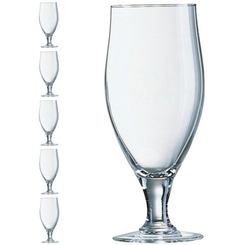 Kieliszek do wody piwa na nóżce Arcoroc POKAL CERVOISE 380 ml zestaw 6 szt. - Hendi 7132 Kieliszek do wody piwa na nóżce Arcoroc POKAL CERVOISE 380 ml zestaw 6 szt. - Hendi 7132