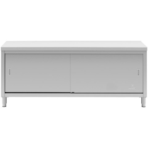 Szafka stojąca nierdzewna gastronomiczna drzwiczki suwane 200x70cm Szafka stojąca nierdzewna gastronomiczna drzwiczki suwane 200x70cm