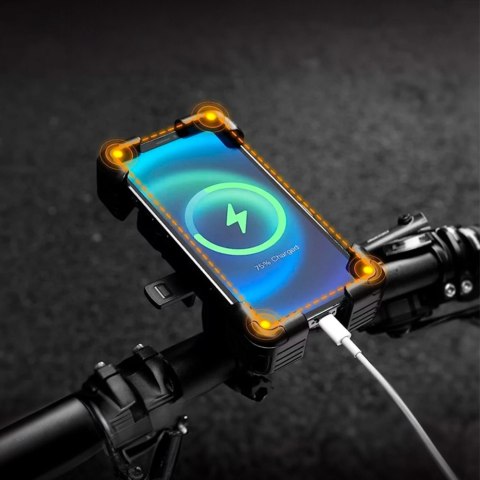 Uchwyt na telefon 4.5-7.2 do motocykla obrotowy 360 - czarny Uchwyt na telefon 4.5-7.2 do motocykla obrotowy 360 - czarny