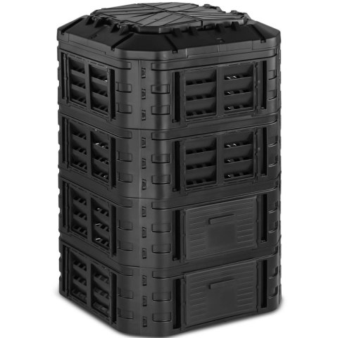 Kompostownik modułowy do ogrodu na odpadki organiczne 90 x 90 x 145 cm 1120 l Kompostownik modułowy do ogrodu na odpadki organiczne 90 x 90 x 145 cm 1120 l