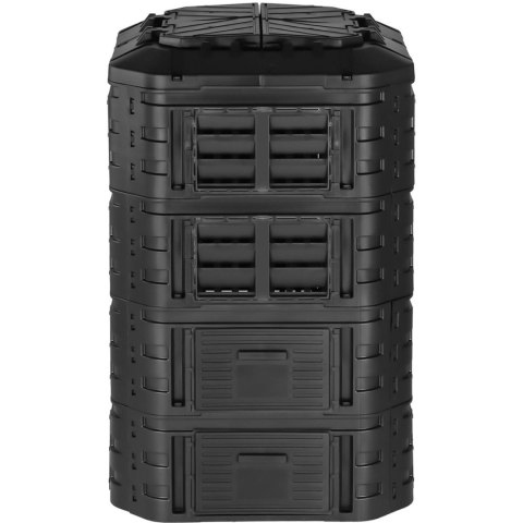 Kompostownik modułowy do ogrodu na odpadki organiczne 90 x 90 x 145 cm 1120 l Kompostownik modułowy do ogrodu na odpadki organiczne 90 x 90 x 145 cm 1120 l