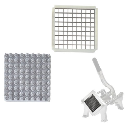 Kratka z praską do krajalnicy ręcznej do frytek 10x10 mm Kratka z praską do krajalnicy ręcznej do frytek 10x10 mm