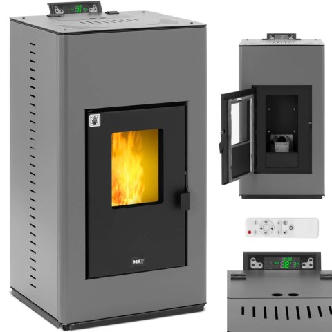 Piec piecyk kominek na pellet z płaszczem wodnym do 380 m3 20000 W Piec piecyk kominek na pellet z płaszczem wodnym do 380 m3 20000 W