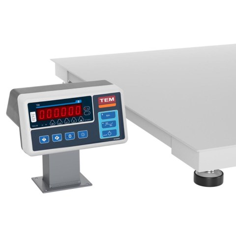 Waga platformowa przemysłowa interfejs RS232 1500 kg / 500 g LED M LEGALIZACJA Waga platformowa przemysłowa interfejs RS232 1500 kg / 500 g LED M LEGALIZACJA